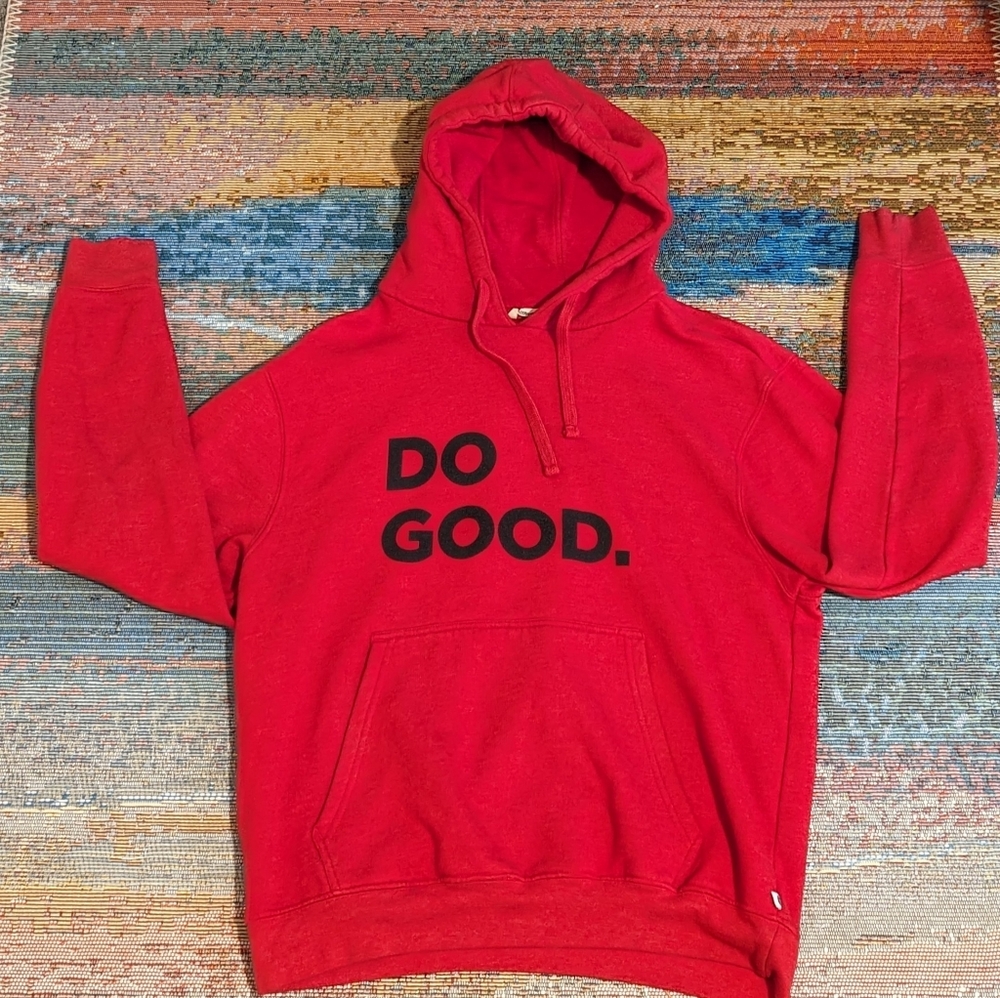 EUC Cotopaxi Do Good RED Hoodie